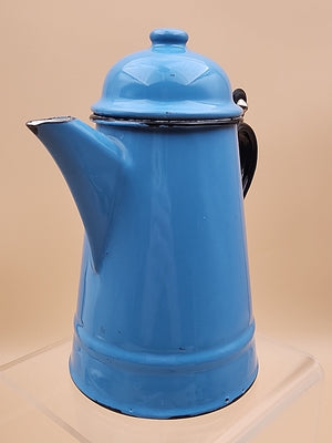 HUTA SELESIA Vintage Polish Blue & Black Tea/Coffee Pot