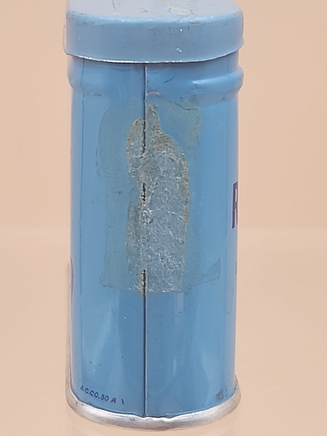 1920's LARUS & BROTHER CO./EDGEWORTH Vintage Advertising Tin Can With Hinged Lid