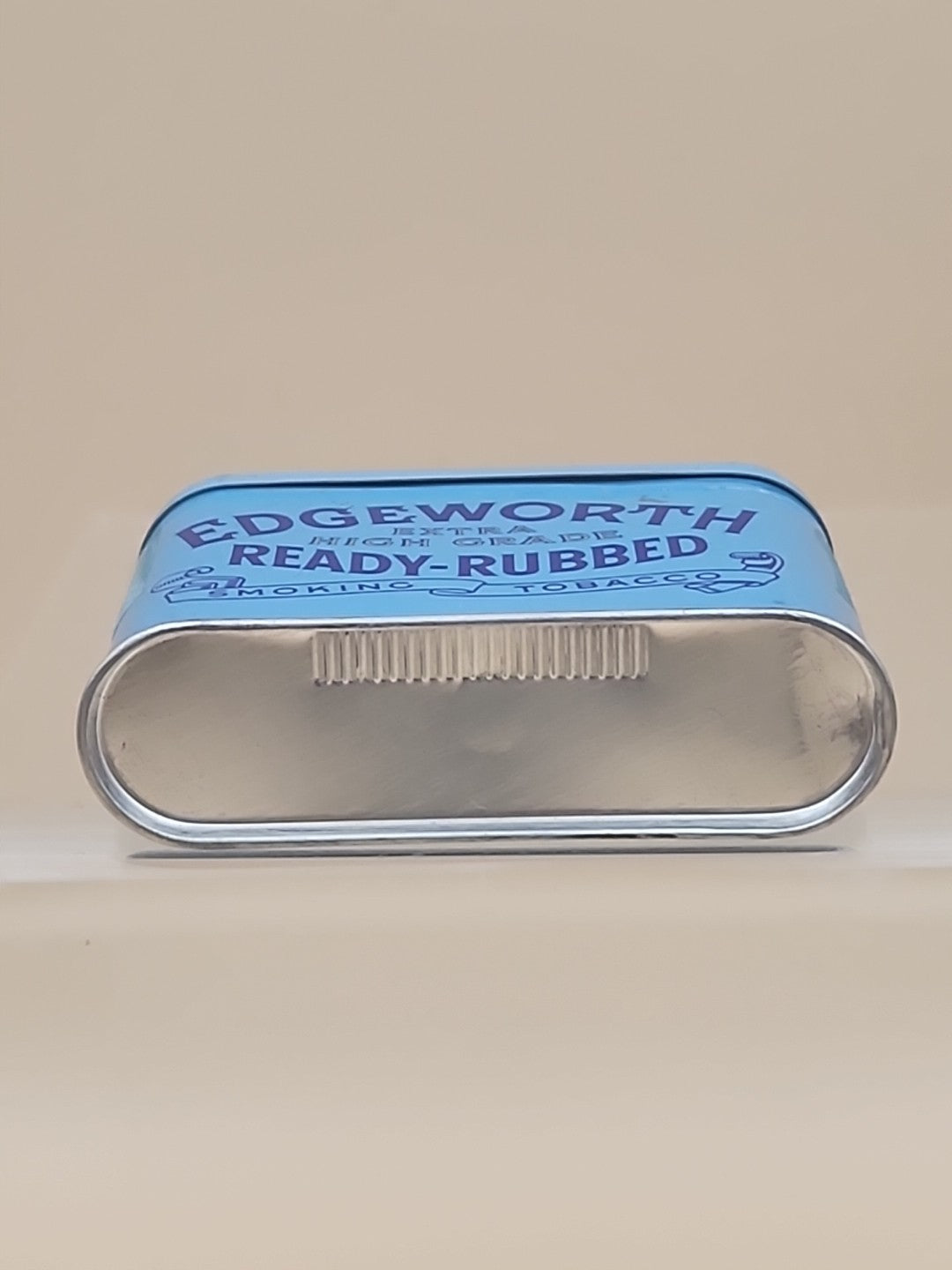 1920's LARUS & BROTHER CO./EDGEWORTH Vintage Advertising Tin Can With Hinged Lid