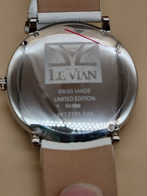 LE VIAN Chocolate Diamond/Diamond/Zebra Head Watch  Limited Edition 50 Of 500