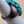 MICHAEL DAWKINS Sterling Silver Sleeping Beauty Turquoise Cluster Ring Size 7