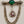 1950's-60's Victorian Revival Jadeite Cabochon/Gold Tone Cameo Dangle Brooch