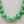 GRASSMAN-BLAKE 14k/Natural Green Onyx/Double Knotted/Graduated/Beaded Necklace
