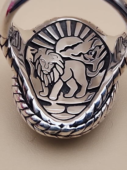 JAI BY JOHN HARDY Sterling Silver Lion Ring Size 7