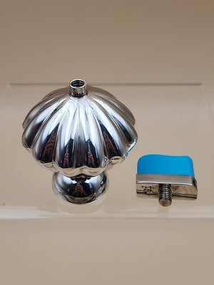 TAXCO MEXICO Sterling Silver/Turquoise Top Perfume Bottle 85 Grams Total Weight