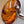 Cognac Baltic Amber/Sterling Silver Leaf Adjustable Ring Size 7.5