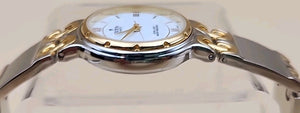 CROTON Vintage Quartz Gold/Silver Tone Women's Wristwatch New Battery