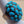 MICHAEL DAWKINS Sterling Silver Sleeping Beauty Turquoise Cluster Ring Size 7