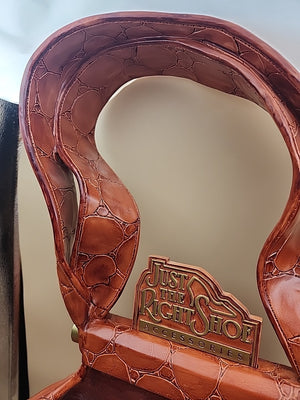 JUST THE RIGHT SHOE Handbag Shaped Display/3 Shelves/Heavy Duty