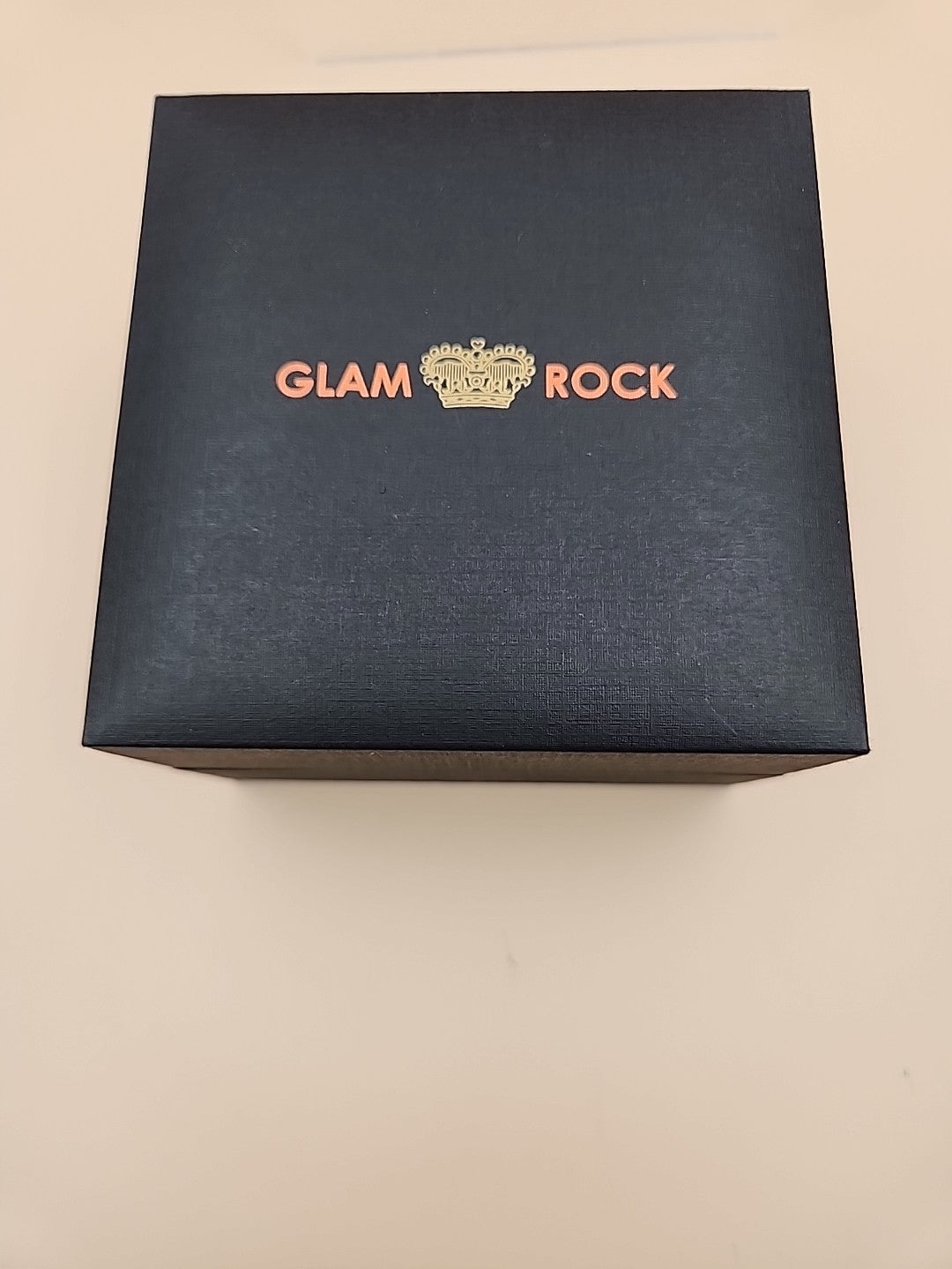 GLAM ROCK Black Leather Miami Chrono 10 ATM Model# 10164 NEW BATTERY