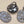 ROSS SIMONS 925 Silver/Moonstone/White Topaz Cluster Ring Sz. 6.25 & Earring Set
