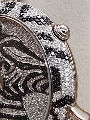 LE VIAN Chocolate Diamond/Diamond/Zebra Head Watch  Limited Edition 50 Of 500