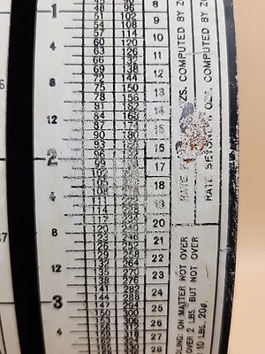 1903 PELOUZE MFG. CO. Antique National Postal Scale