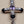 SAJEN Sterling Silver/Amethyst/Moonstone/Black Onyx Swirl Cross Pendant