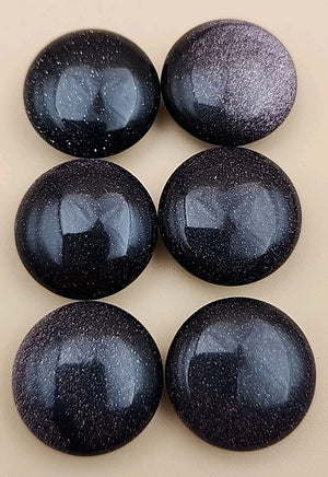 Purple Metallic Glitter Vintage Button Covers Lot Of 6