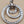 Sterling Silver Dbl. Beaded Chain/ Triple Circle Crystal Pendant & Earrings Set