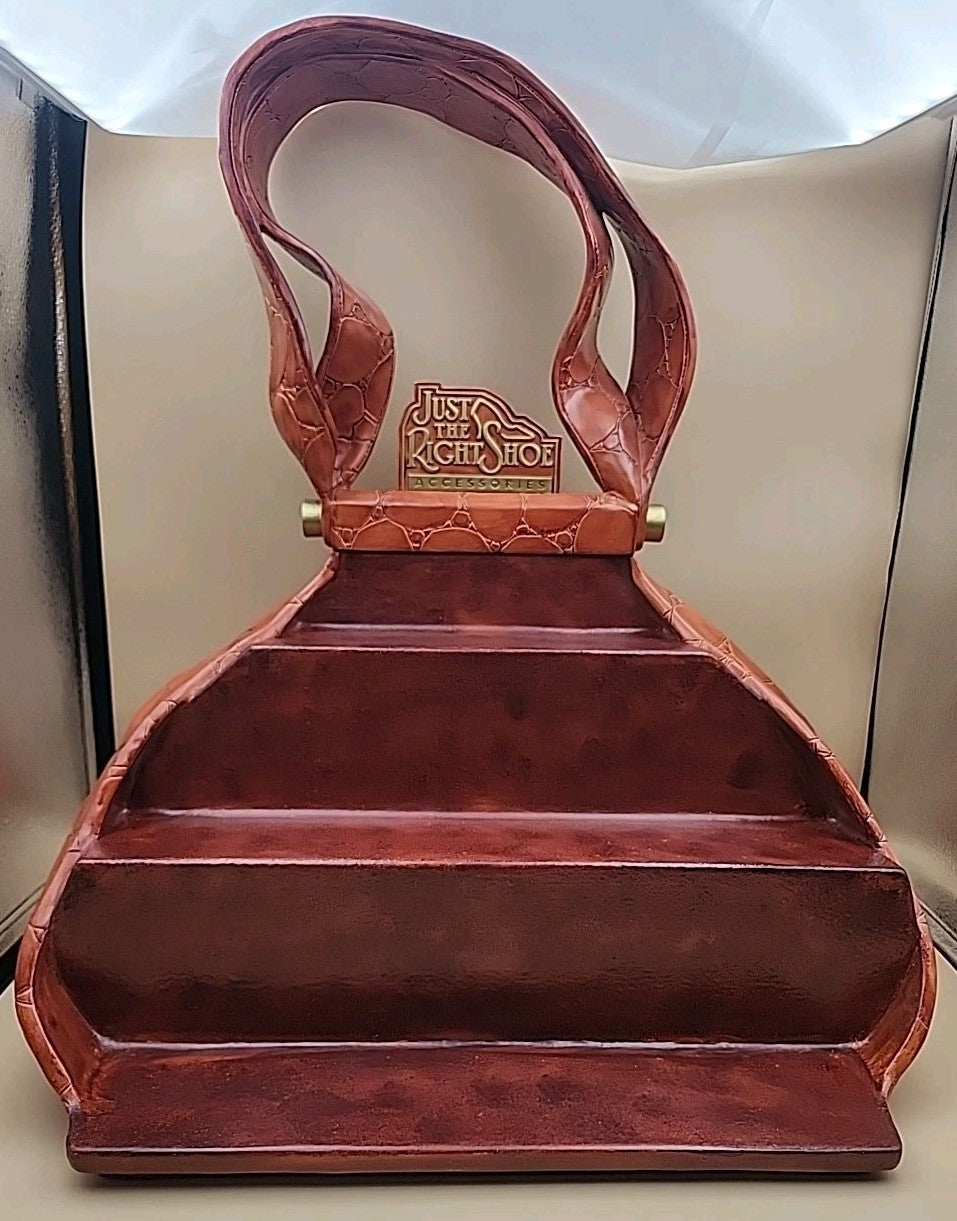 JUST THE RIGHT SHOE Handbag Shaped Display/3 Shelves/Heavy Duty