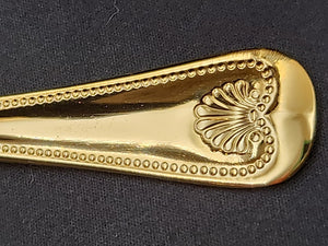 PRESTIGE SUPREME By Towle 24k Plated Set Of 6 Shrimp/Cocktail Forks