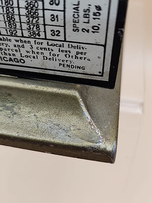 1903 PELOUZE MFG. CO. Antique National Postal Scale