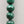 HSN Malachite/Sterling Silver Beaded Adjustable 24