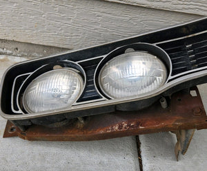 1970 DODGE POLARA Passenger Side Front Grill With Headlights As Is