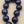 Blue Dumortierite Polished 14mm Bead/Sterling Silver Clasp 17