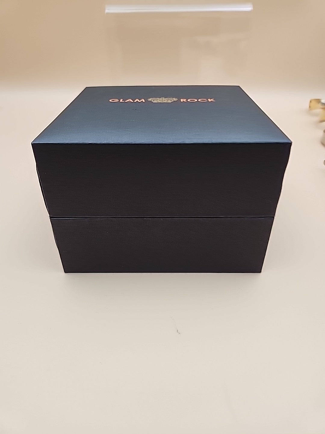GLAM ROCK Black Leather Miami Chrono 10 ATM Model# 10164 NEW BATTERY