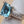 JUDITH RIPKA Aquamarine/Cubic Zirconia/Sterling Silver Ring Size 6