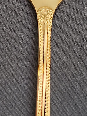 PRESTIGE SUPREME By Towle 24k Plated Set Of 6 Shrimp/Cocktail Forks