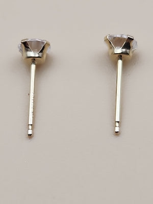 14k Cubic Zirconia Stud Earrings