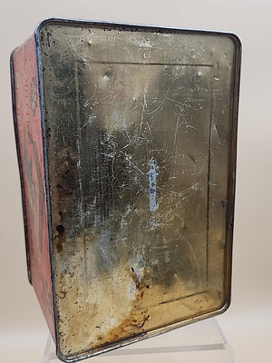 1900's UNION LEADER Antique Cut Plug Tobacco Tin With Lock And Handle