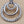Sterling Silver Dbl. Beaded Chain/ Triple Circle Crystal Pendant & Earrings Set