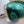 DESERT ROSE TRADING Chunky Square Congo Malachite/Sterling Silver Ring Size 7