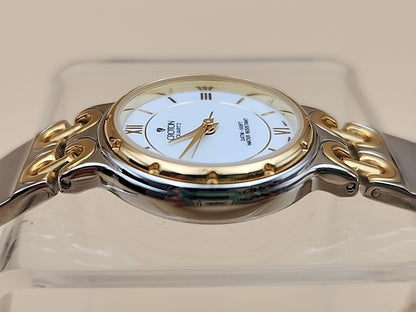 CROTON Vintage Quartz Gold/Silver Tone Women's Wristwatch New Battery