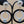 ROSS SIMONS 14k/Mother Of Pearl/Blue Topaz/Open Circle Drop Earrings