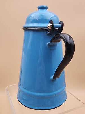 HUTA SELESIA Vintage Polish Blue & Black Tea/Coffee Pot