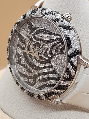 LE VIAN Chocolate Diamond/Diamond/Zebra Head Watch  Limited Edition 50 Of 500