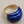 ROSS SIMONS Carved Lapis Lazuli/18k Over Sterling Dome Ring Size 7