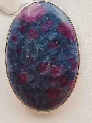 INDIA GEMS Eudialyte/Sterling Silver Dangle/Drop Earrings & Matching Pendant