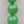 GRASSMAN-BLAKE 14k/Natural Green Onyx/Double Knotted/Graduated/Beaded Necklace