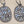 ROSS SIMONS 925 Silver/Moonstone/White Topaz Cluster Ring Sz. 6.25 & Earring Set