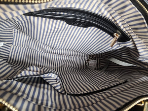 M.C. Textured Leather Multi Color Handbag