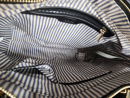 M.C. Textured Leather Multi Color Handbag
