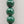 HSN Malachite/Sterling Silver Beaded Adjustable 24