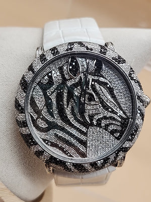 LE VIAN Chocolate Diamond/Diamond/Zebra Head Watch  Limited Edition 50 Of 500
