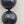 Blue Dumortierite Polished 14mm Bead/Sterling Silver Clasp 17