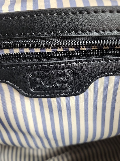 M.C. Textured Leather Multi Color Handbag