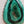 Green Malachite/Sterling Silver/Elephant Design Bezel Statement Pendant