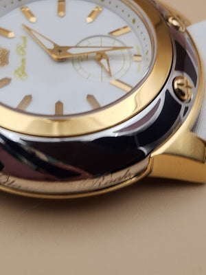 GLAM ROCK Miami Swiss Made Gold/Silver Tone Women's Watch