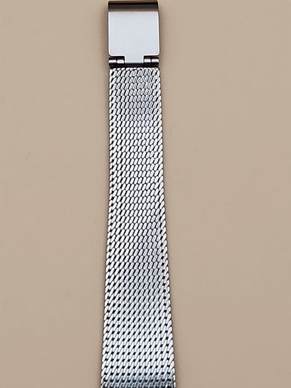 ANNE KLEIN II Vintage Interchangeable Bezel Womens Silver Tone Watch NEW BATTERY
